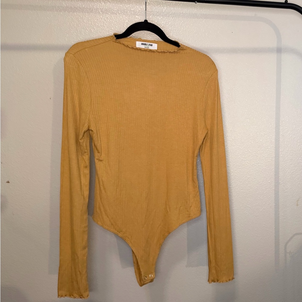 Yellow/Gold Long Sleeve Bodysuit